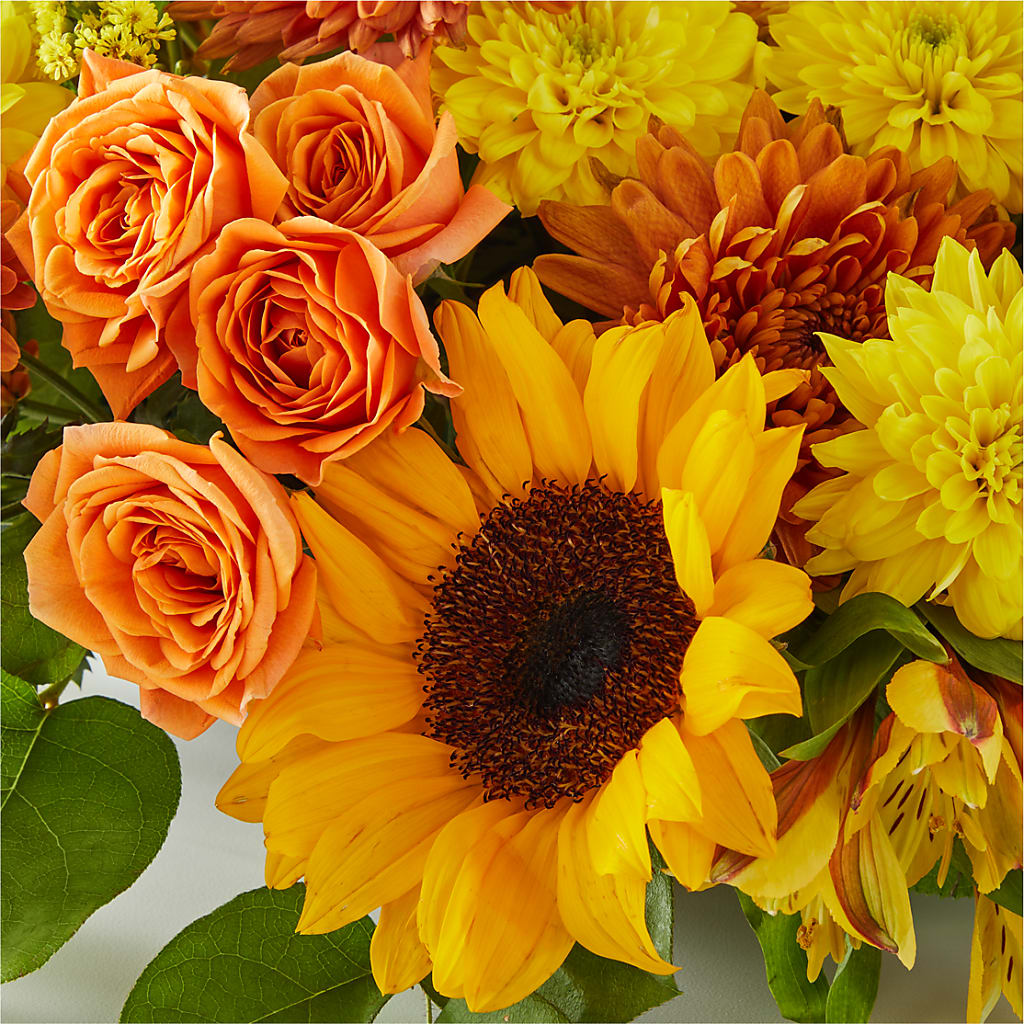 Autumn Harmony Centerpiece –  The Woodlands Flowers, Conroe TX