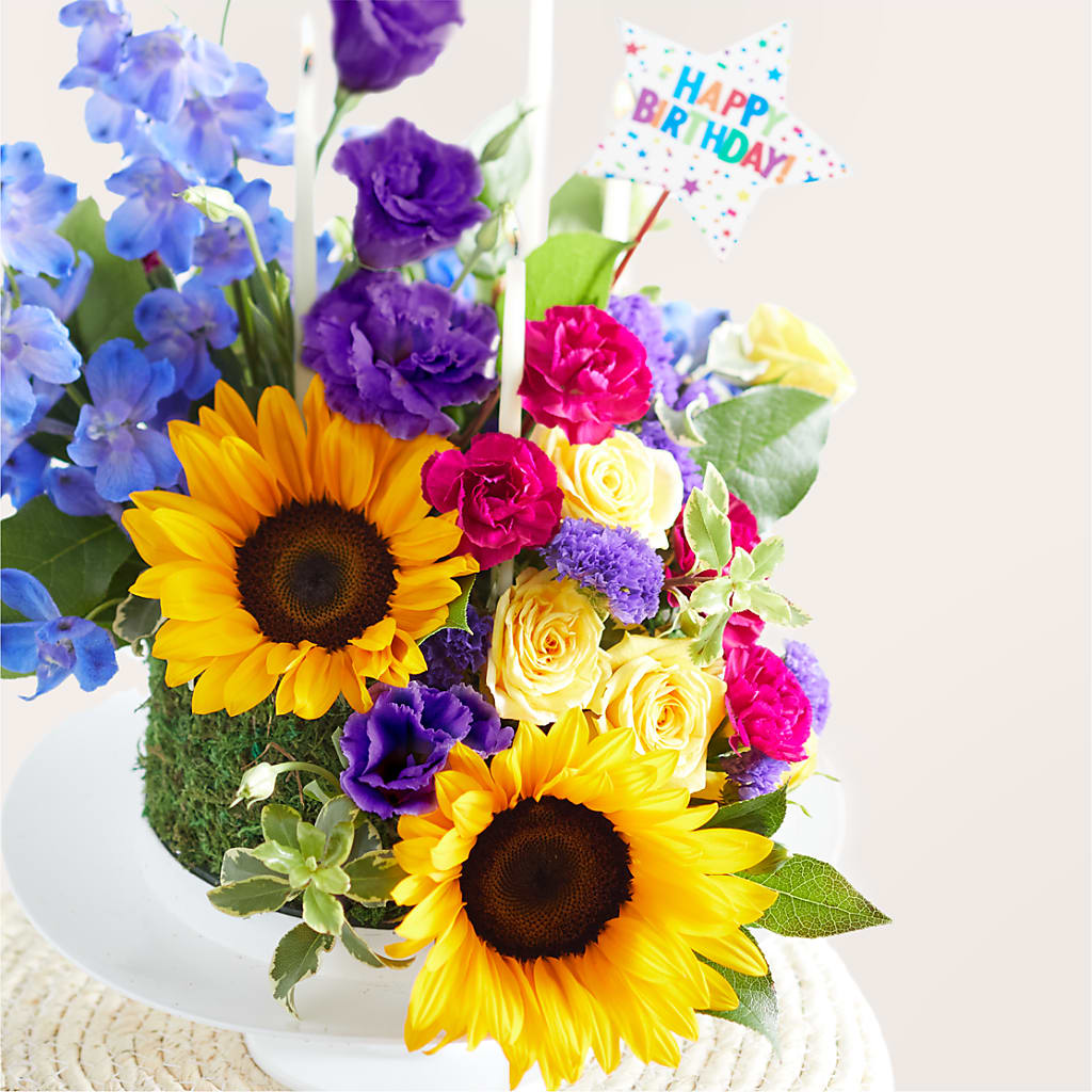 Star of the Day Floral Cake –  The Woodlands Flowers, Conroe TX