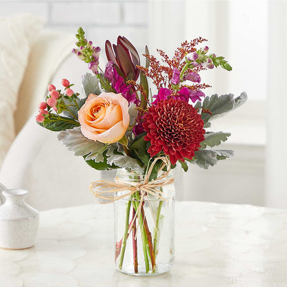 Moody Hues Bouquet –  The Woodlands Flowers, Conroe TX