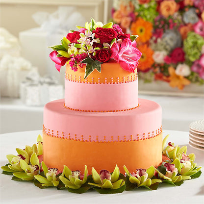 Sweet Citrus Cake Decor –  The Woodlands Flowers, Conroe TX