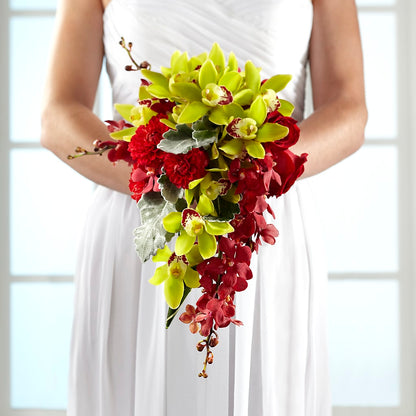 Elegant Orchid Bouquet –  The Woodlands Flowers, Conroe TX